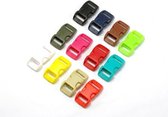 3x Paracord buckle / sluiting - Licht bruin #14