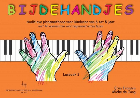 Foto: Bijdehandjes auditieve pianomethode deel 2