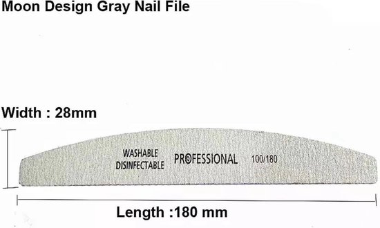 Professionele Nagelvijl Acryl Nagels Gel Nagels - 2 Stuks - Professional Nails