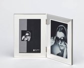 Walther Emily - Portretlijst - Fotomaat 2x 10x15 cm verticaal - Zilver