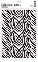 A4 Embossing Folder - Zebra Print