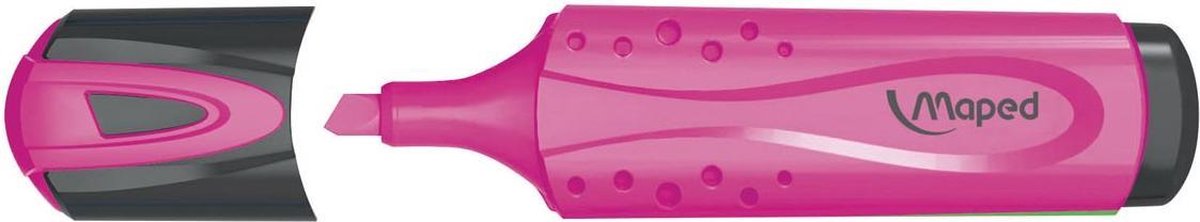 Maped markeerstift Fluo'Peps Classic - Roze - 1 stuk