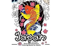 Japan Tattoo Coloring Books