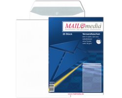 MAILmedia akte-envelop offset wit, C5, 16,2 x 22,9 cm, zonder venster, zelfklevend, 50 st.