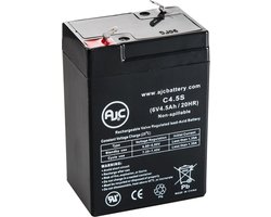 AJC® Battery geschikt voor Long Way LW-3FM4.5 6V 4.5Ah Verzegelde loodzuur  accu | bol