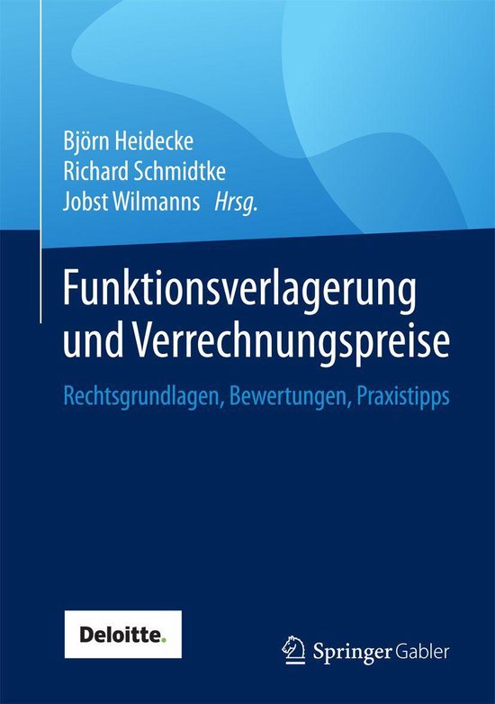 Business and Economics (German Language) - Funktionsverlager ... - cover