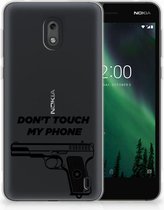 Nokia 2 Uniek TPU Hoesje Pistol DTMP