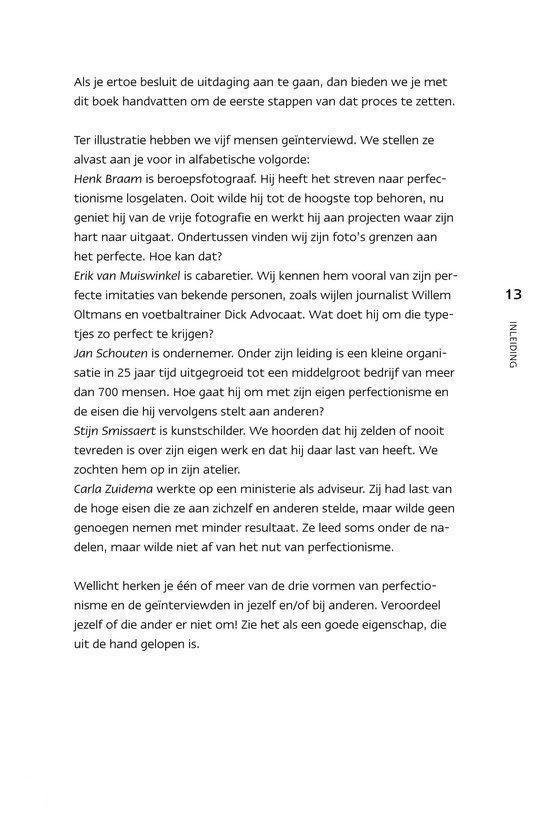 De mythe van 1 - De mythe van perfectionisme