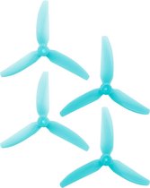 HQPROP DP 5x4.3x3 PC V1S Light Blue 5 setjes