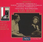 Christa Ludwig, Wiener Philharmoniker, Karl Böhm - Beethoven: Symphonie No. 4/Schumann: Symphonie No. 4/Mahler: Lieder (CD)