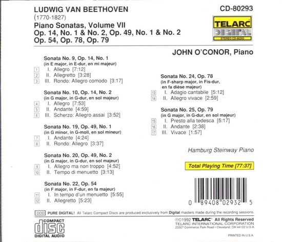 Piano Sonatas Vol. 7