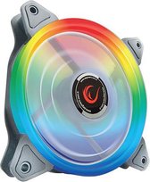 Rampage RB K4 Rainbow case fan kit met afstandsbediening - LED - 4 Fans