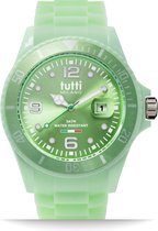 Tutti Milano TM002MG- Horloge -  42.5 mm - Groen - Collectie Pigmento