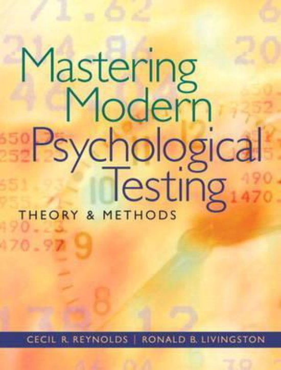 Mastering Modern Psychological Testing - cover