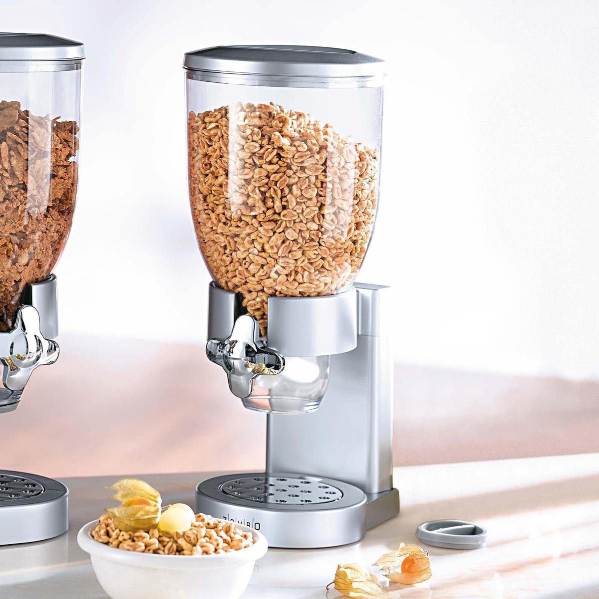 Muesli dispenser Cornflakes dispenser 1 reservoir ca. 3,5 liter