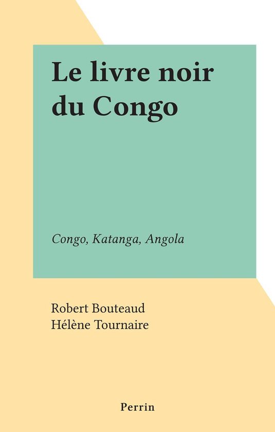 Le livre noir du Congo - cover