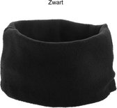 Fleece Col - Nekwarmer - Een Maat - Zwart