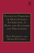 Fiction of Unknown or Questionable Attribution, 2: Peppa and Alcander and Philocrates: Printed Writings 1641-1700