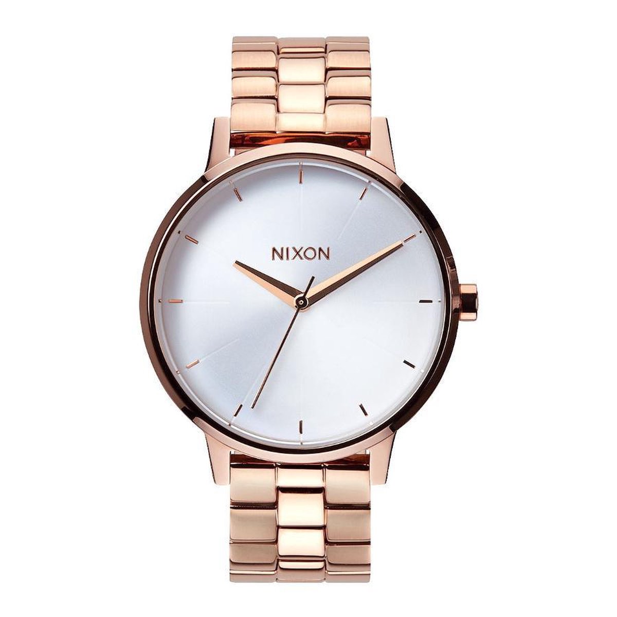 Nixon The Kensington SS Rose Gold White horloge A0991045