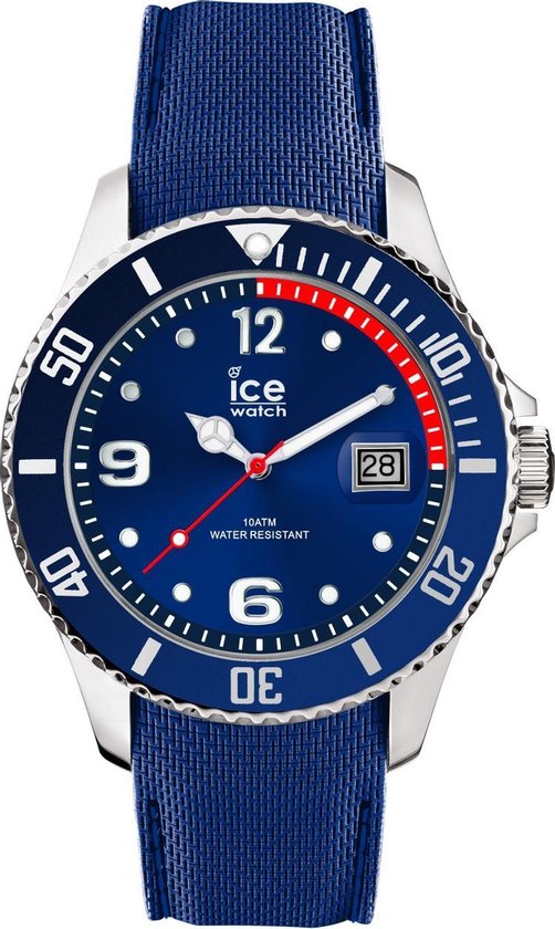 Geven experimenteel herder Ice-Watch Ice Steel IW015770 Horloge - siliconen - blauw - Ã˜ 40 mm |  bol.com