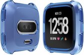 Soft Protective TPU Case Shell voor Fitbit Versa (Lite) - Blauw