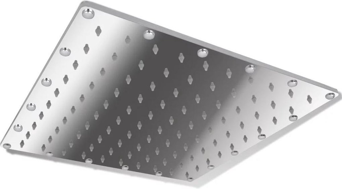 vidaXL Douchekop RVS regendouchekop 50 cm vierkant