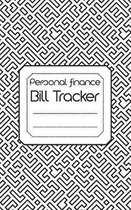 Personal Finance Bill tracker 5x8 in 100 pages