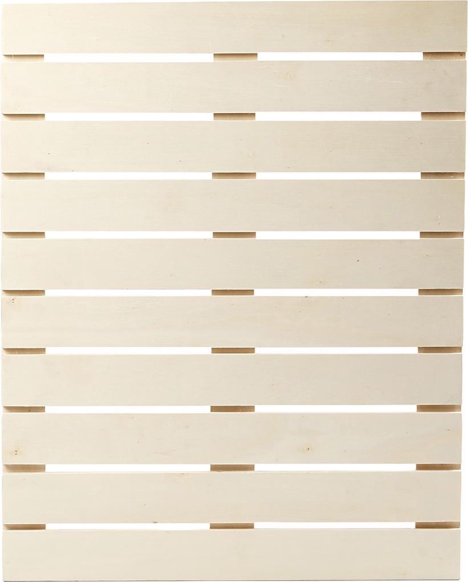 Muurdecoratie, afm 40x50,2 cm, dikte 1,1 cm, 1 stuk, triplex