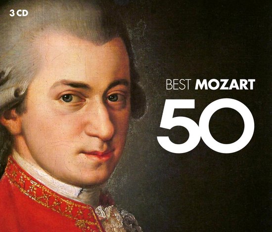 50 Best Mozart (3 Klassieke Muziek CD) Relax - Ontspanning - Cadeau