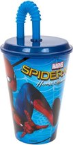 Kamparo Drinkbeker Spider-man Met Rietje 400 Ml Blauw
