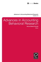 Advances in Accounting Behavioral Research 15 - Advances in Accounting Behavioral Research