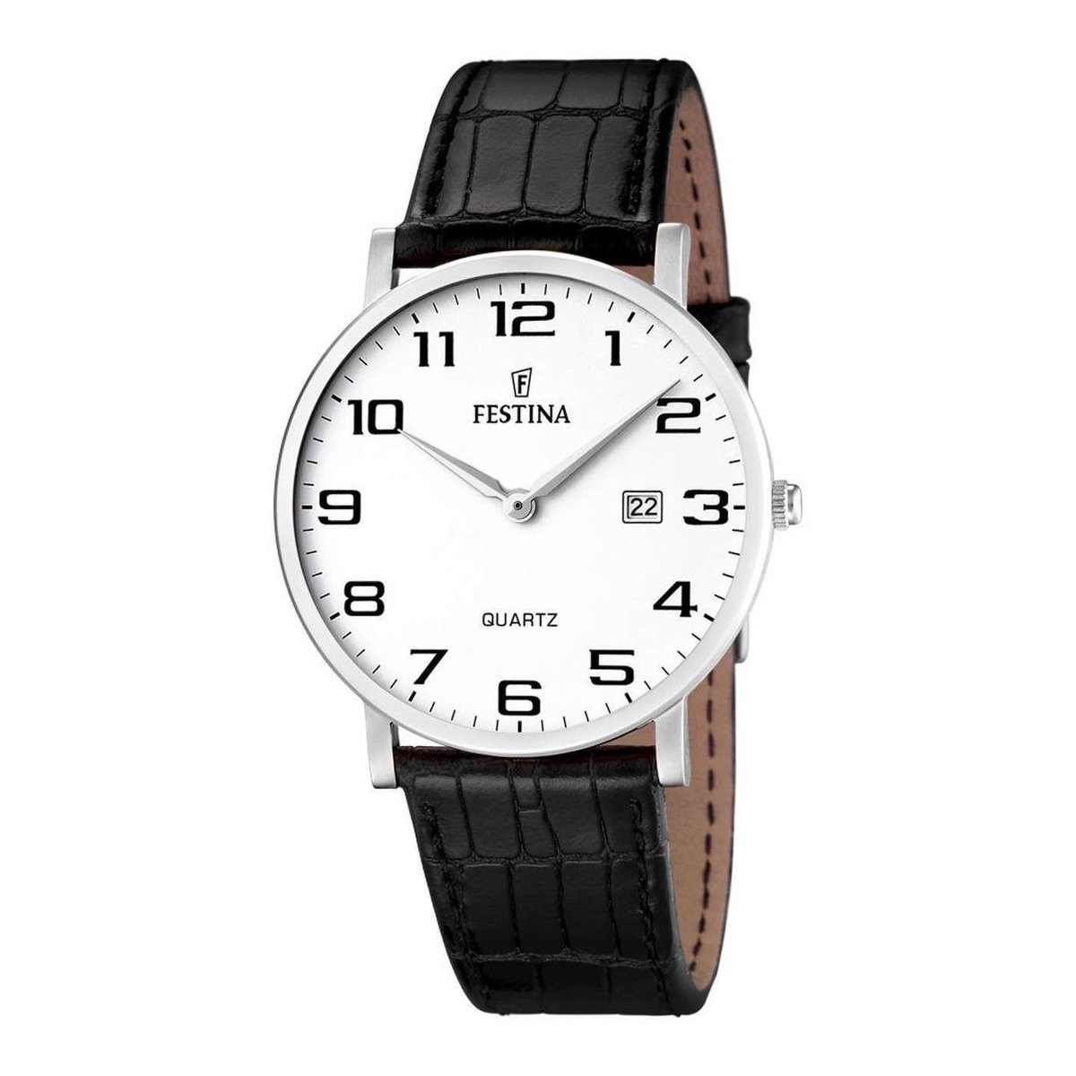 Festina Classic Horloge - Festina heren horloge - Zilver - diameter 40 mm - roestvrij staal