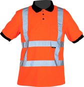 Storvik Werk polo reflecterend RWS Heren Oranje Reflecterend - Maat 3XL (58) - Ostfold