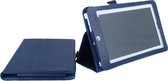 Acer Iconia One 7 B1-730 HD Leather Stand Case Donker Blauw Dark Blue