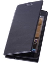 Samsung Galaxy Core I8260 Zwart Map Case - Book Case Wallet Cover Hoesje