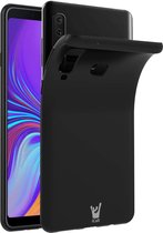 Hoesje voor Samsung Galaxy A9 (2018) Case Zwart Siliconen TPU Soft Gel Hoes van iCall