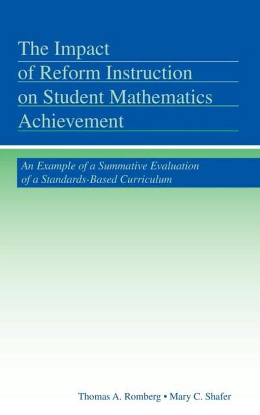 The Impact of Reform Instruction on Student Mathematics Achi ... - cover