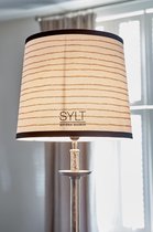 Riviera Maison Sylt Salty Lampshade  - Lampenkap - creme/zwart - 35x30 cm