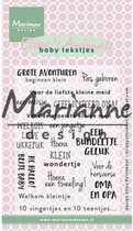 Marianne Design Clear Stempel - Nederlandse tekst "