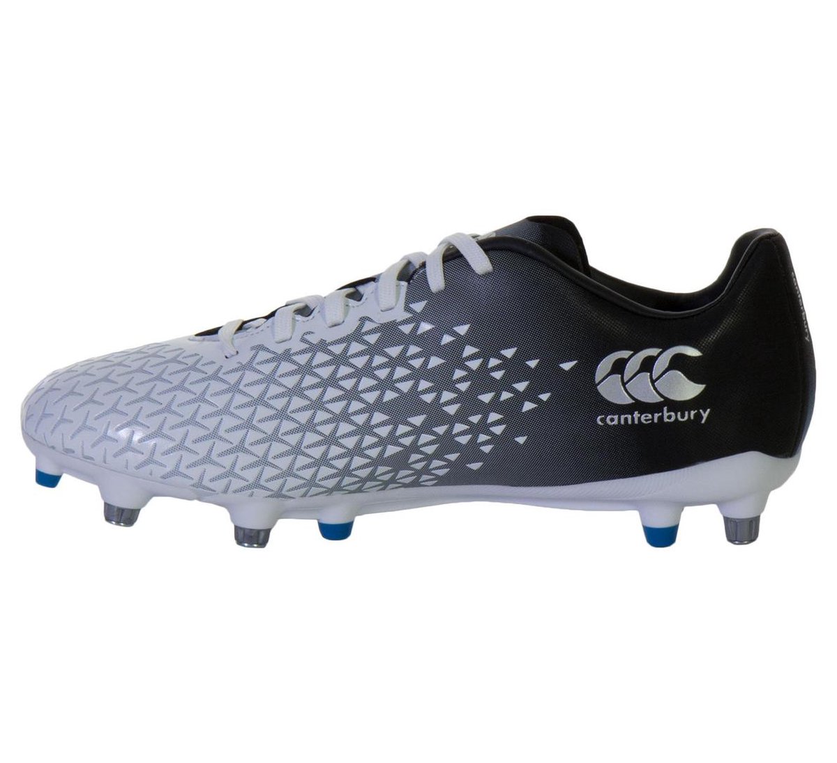 Canterbury Speed 2.0 SG Rugby Schoenen Heren Sportschoenen - Maat 43 -  Mannen - wit/zwart | bol.com