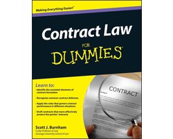 Contract Law For Dummies (ebook), Scott J. Burnham, 9781118195550, Boeken