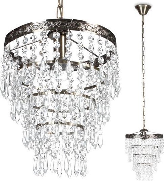 Plafond lamp met kristallen | bol.com