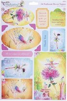 A4 Die-Cut Pearlescent Toppers - Enchanted Fairies (Citrine)