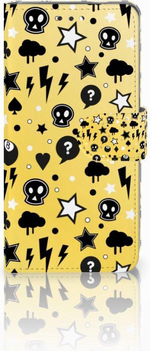 Telefoonhoesje met Naam Nokia 3.1 (2018) Punk Geel