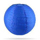 Nylon lampionnen - 10 stuks - donker blauw - 25cm - zonder verlichting - voor buiten