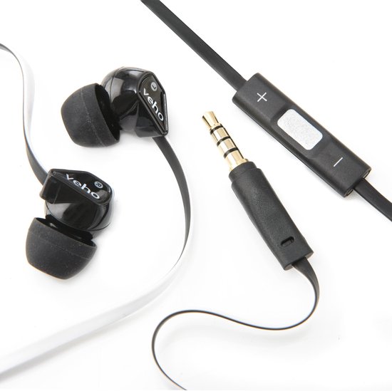Veho Z-1 In-Ear Kopfhörer | Anti Tangle Kabel | Stereo Noise Isolating