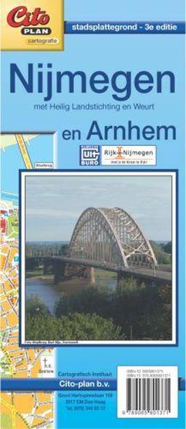 Cover van het boek 'Stadsplattegrond Nijmegen' van  Onbekend