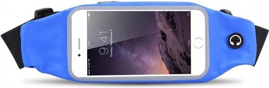 Foto: Smart waistbelt zipper bee safe black s heuptas telefoonhouder hardloopriem drinkgordel