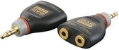 DAP Audio DAP Xcaliber miniJack male - 2 miniJack female stereo adapter Home entertainment - Accessoires