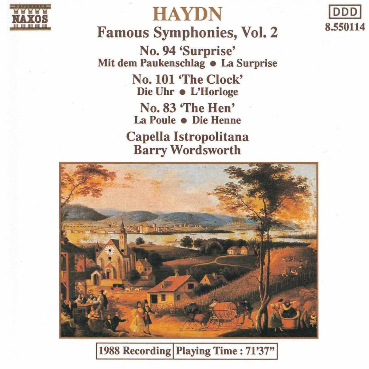 Capella Istropolitana, Barry Wordsworth - Haydn: Symphonies 83, 94 & 101 (CD)